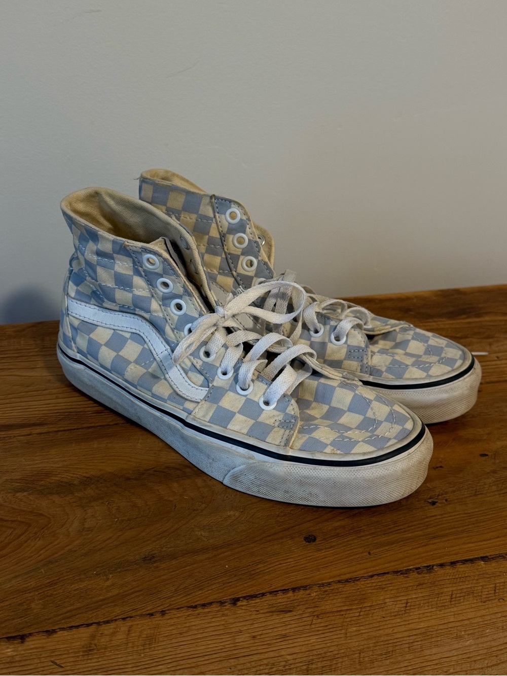 Vans Sk8-Hi Tapered Checkerboard Shoes